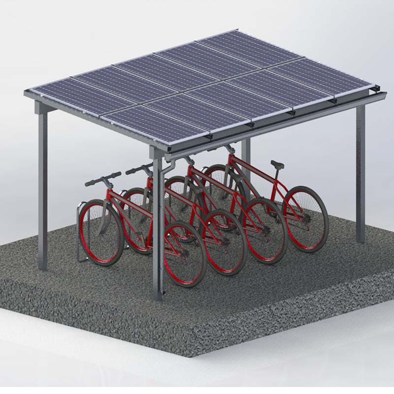 Solar Bicycle Shed