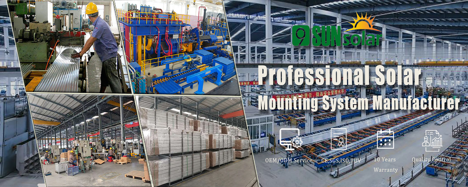 Fabriek voor zonnebeugels