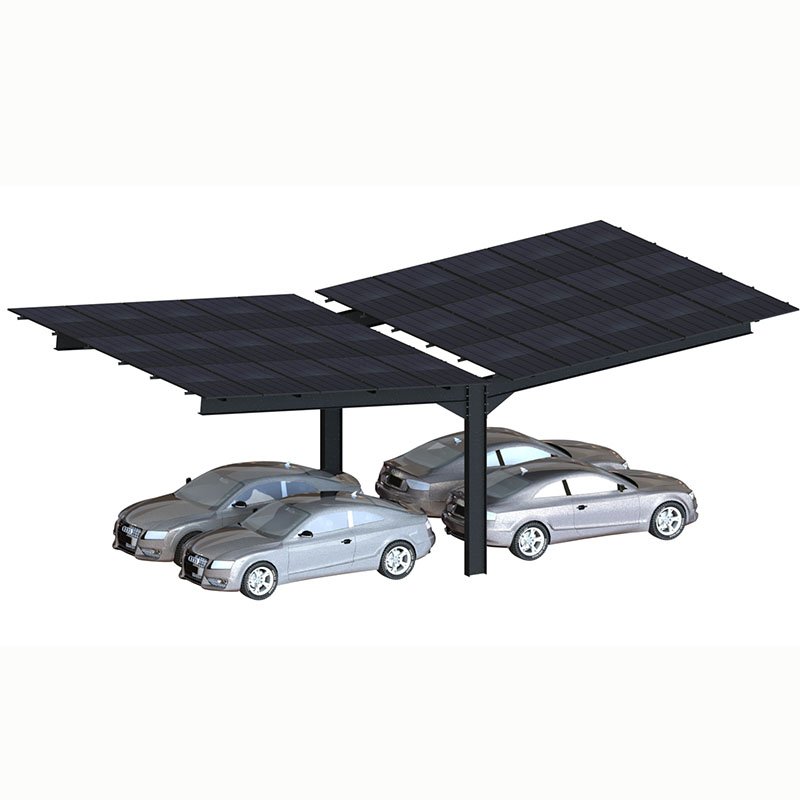 solar aluminum carport installation